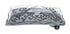 Native American Navajo Sterling Silver Turquoise And Coral Bear Belt Buckle AX127949
